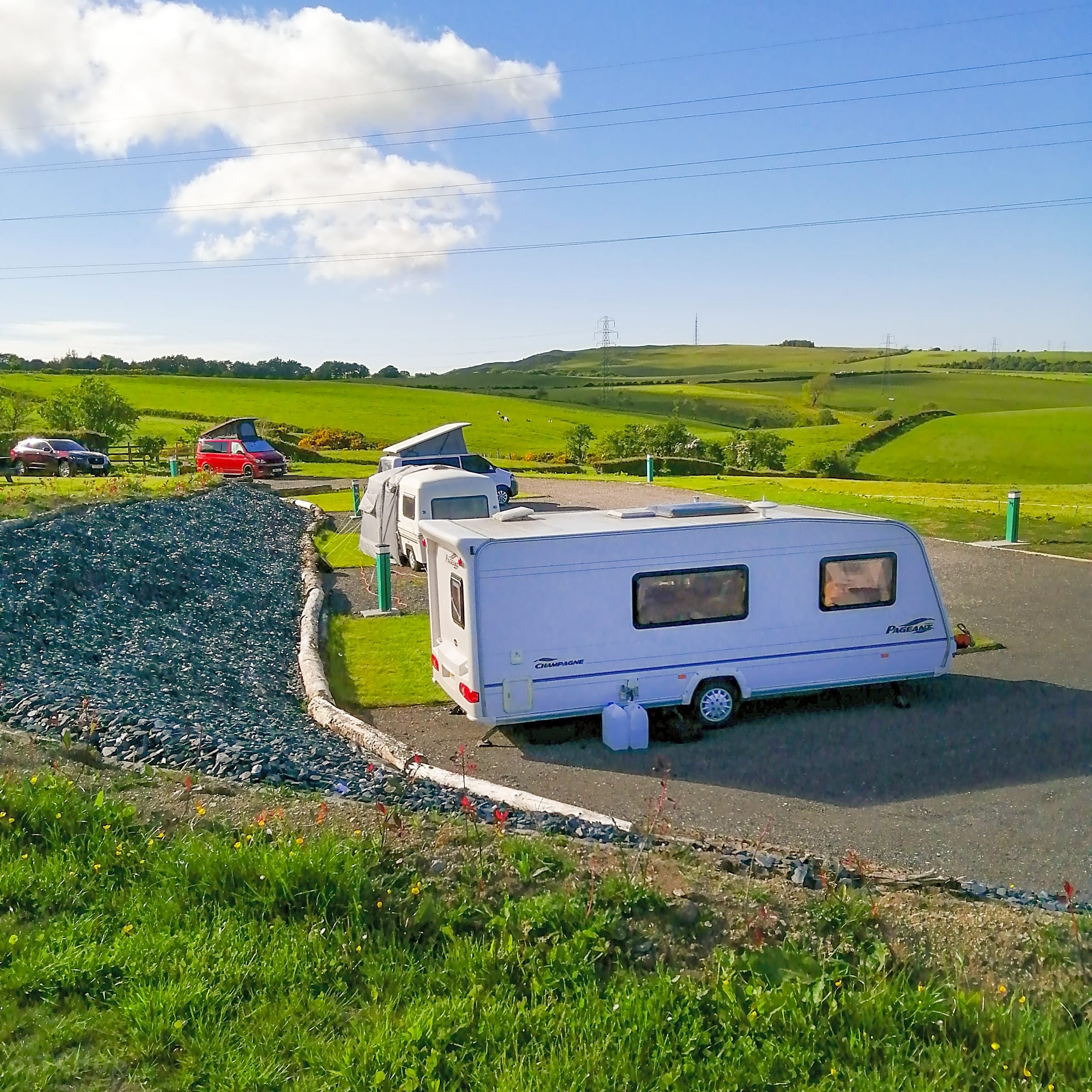 Permanent sites on sale for touring caravans