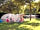 Ermerstrand: Shaded pitches under the trees