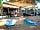 Camping des Pins: Shaded terrace