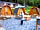 Bryn Dinas Camping Pods: outside the pods