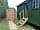 The Huddle at Big Sky: The north entrance with access to the Lamb Shed utility room for your outdoor gear