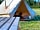 Doxford Farm Camping: Each bell tent comes with a picnic bench, barbecue and firepit