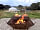 Real Glamping at the Fir Hill: Fire pit with every yurt!