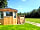 Postwood Gardens Touring Campsite and Country Cabins: Cabin with large south facing decking area and garden