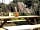 The Hen's Dens at Orchard Organic Farm: Outdoor seating area