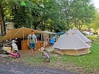 Spacious tent pitches Spacious tent pitches