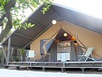Safari tent exterior Safari tent exterior