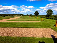 Hard standing and grass pitch Hard standing and grass pitch