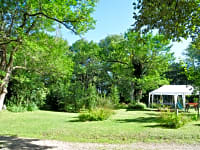 Large green pitches for your tent Large green pitches for your tent