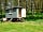 Church Stile Farm Holiday Park: The Hogget shepherd's hut in a quiet corner by the woods