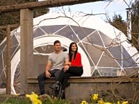 Dome with views over to the Cleddau estuary Dome with views over to the Cleddau estuary