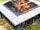 Rosebud Meadow: Log pit fire