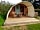 Stonehenge Campsite and Glamping Pods: Outside of our Moon Pod.