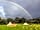Dorset Glamping Fields: Rainbow over Bell tents