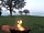 Misty Meadows: Lighting the fire at dusk (photo added by  on 31/08/2021)