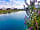 Bain View Glamping: Colonial bell tent on pond edge