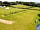 Leadstone Camping: Level view from Field 3 looking towards Field 2 and sea in the distance