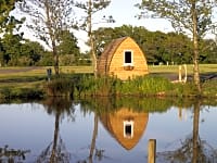 One of the pods by the pond One of the pods by the pond