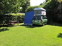 Grass touring pitch Grass touring pitch