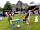 Trewan Hall Camping Site: Garden party in front of the Hall - Catch the rat!
