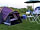 The Barn Caravan Park: My two person tent. 