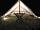 Alderwood Glamping: Bell tent at night