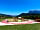 Camping Peña Montañesa: Sports area with beautiful views of the mountains