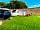 Thorpe Hall Caravan and Camping Site: Plenty of room on the immaculate pitches, sheltered by the high walls