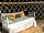 Gurt Yurts: Day bed can be made up as two single beds to give sleeping for four people.