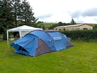 Grass tent pitch Grass tent pitch