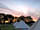 Botany Camping: Bell tents at sunset
