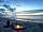 Gentle Annie Seaside Accommodation and Camping Ground: Bonfire on Gentle Annie beach