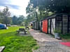 Moss Side Farm Campsite: View of huts (photo added by helen_t711372 on 08/25/2025)