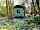 Morelands Copse Camping: George’s Hut among the spring bluebells