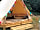 Little Oak Meadow: External view of six person bell tent