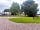 Bosworth Lakeside Lodges: Gravel pitch with grass