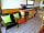 Dogsworthy Huts: Kitchen and seating area