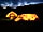 Mullacott Farm: Tents at night Mullacott Farm