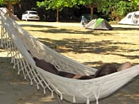Relaxing in a hammock Relaxing in a hammock