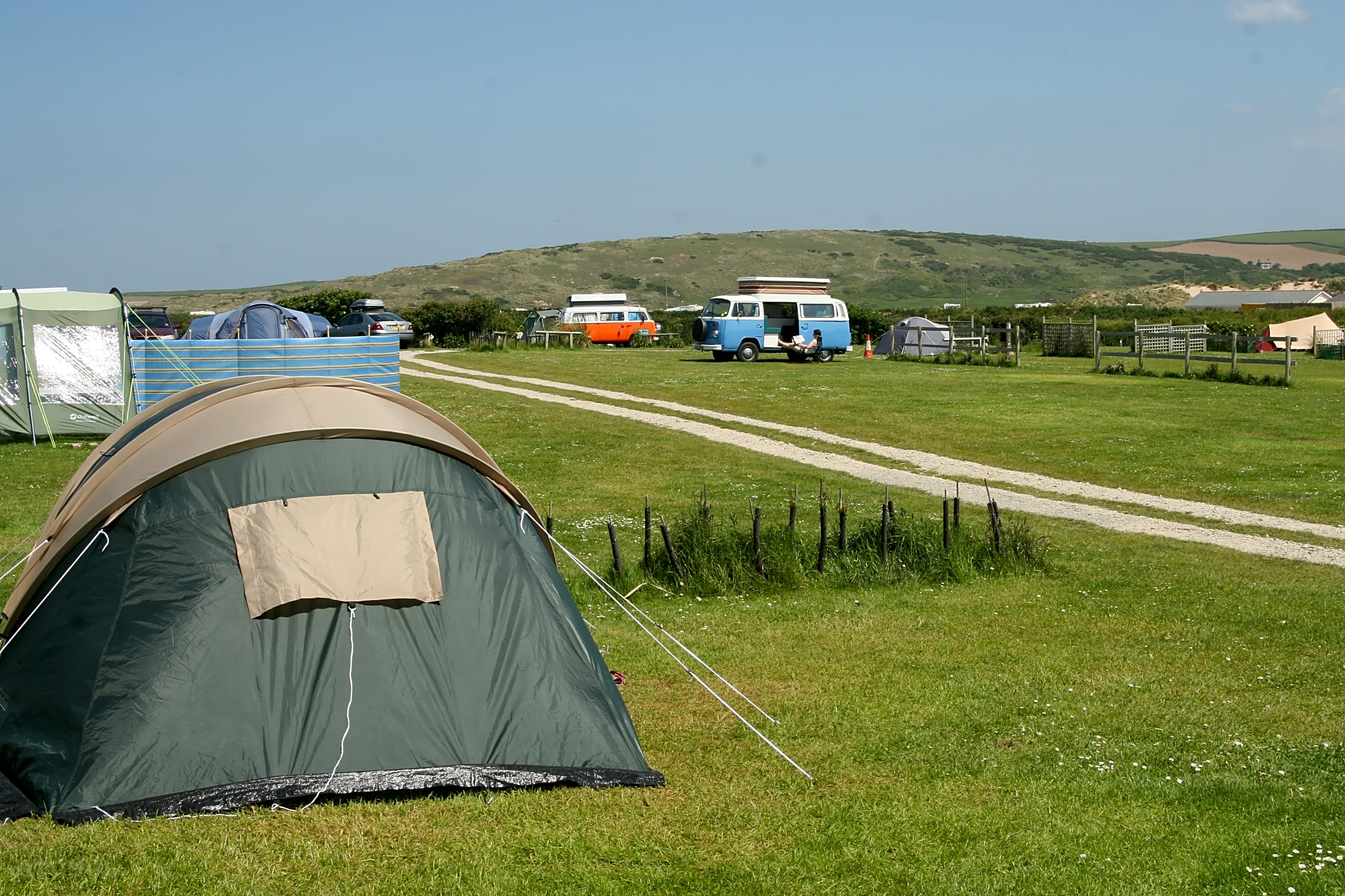 Découvrir la Cornouailles en sac à dos - Campsite Gwithian Farm Campsite 1