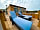 Sunnyside Eco Glamping: Spacious decking area, hot tub and sun beds to make the most of the weather