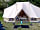 Harrow Hill Glamping: Outside the Emperor bell tent
