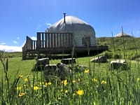 Ballymastocker yurt (2 volwassenen en 2 kinderen)