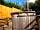 Lee Wick Farm Cottages and Camping: CargoPod hot tub