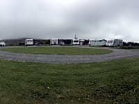 Ample space on our grassy site Ample space on our grassy site