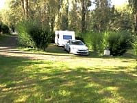 Spacious pitches surrounded by trees Spacious pitches surrounded by trees