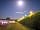 Out to Grass: Festoon lighting surrounds the site for good visibility in the dark