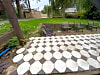 The High Hermitage Holiday Park: Feature mosaic separating toilets from seating area. (photo added on 08/20/2023)