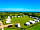 Rhos Y Foel: View of the seasonal field and our short stay fully serviced hard standing pitches