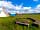 Pilton Yurt Camps: Outdoor seating and firepit